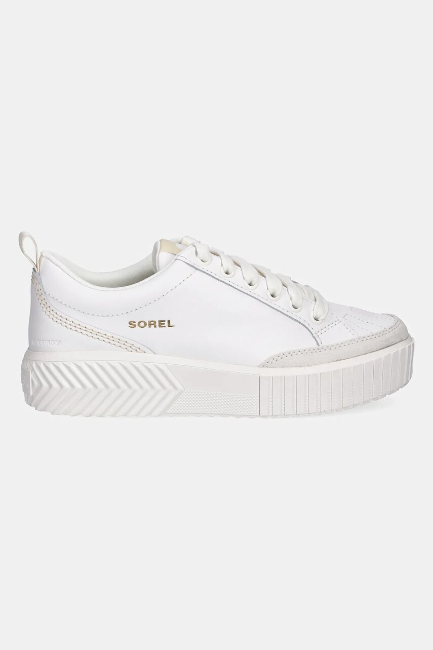 Шкіряні кросівки Sorel ONA AVE LOW WP жіночі колір білий 2077991125