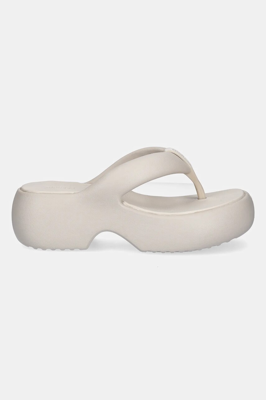 Шльопанці Melissa FREE FUZZY PLATFORM жіночі колір бежевий на платформі M 35875