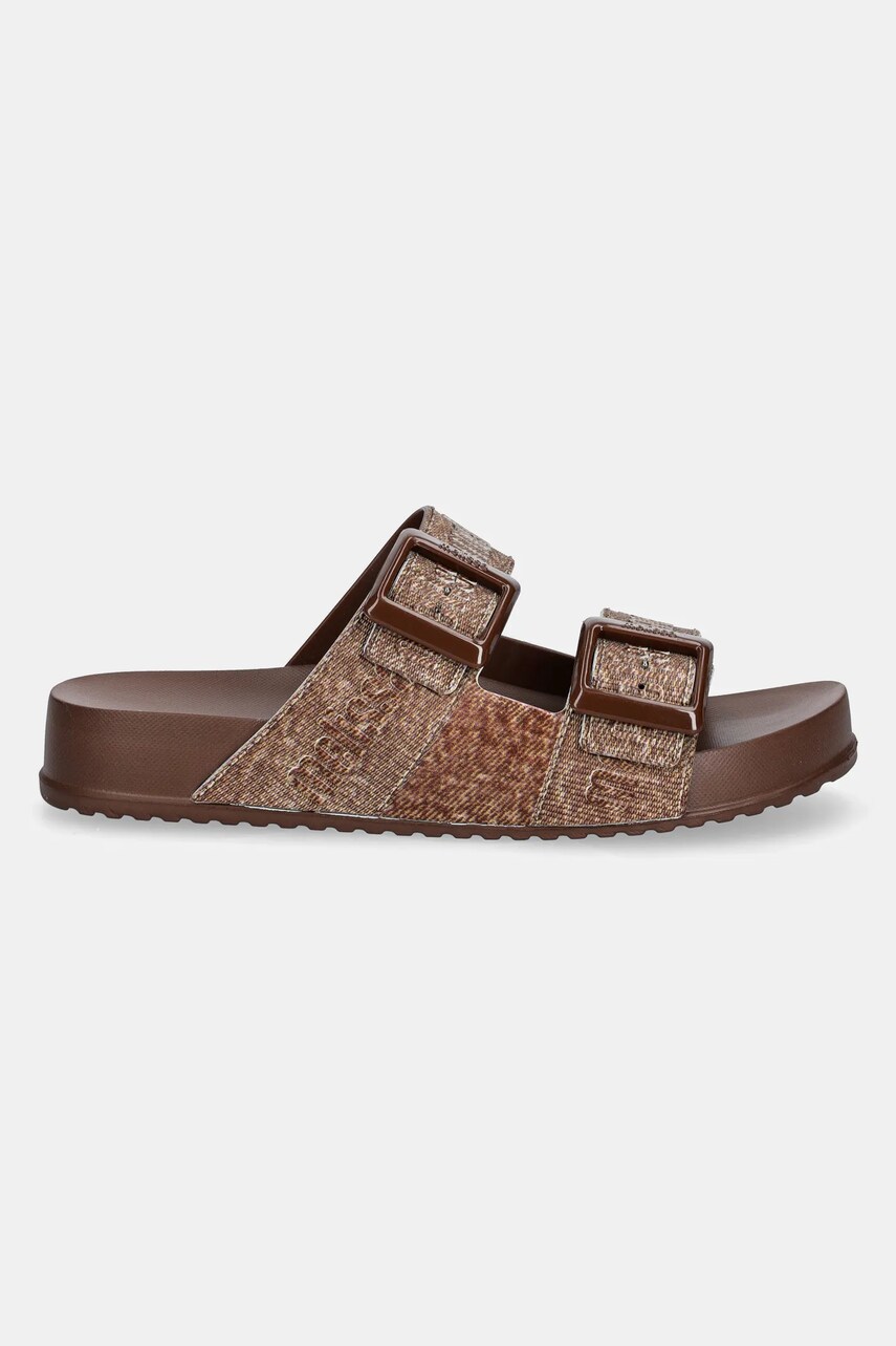 Шльопанці Melissa COZY M LOVER SLIDE DENIM жіночі колір коричневий M 36146