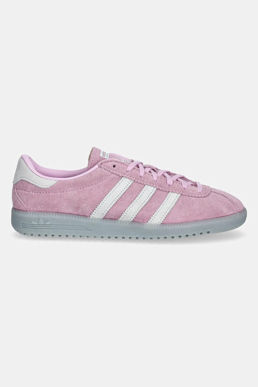 Замшеві кросівки adidas Originals Bermuda жіночі колір рожевий JI2660
