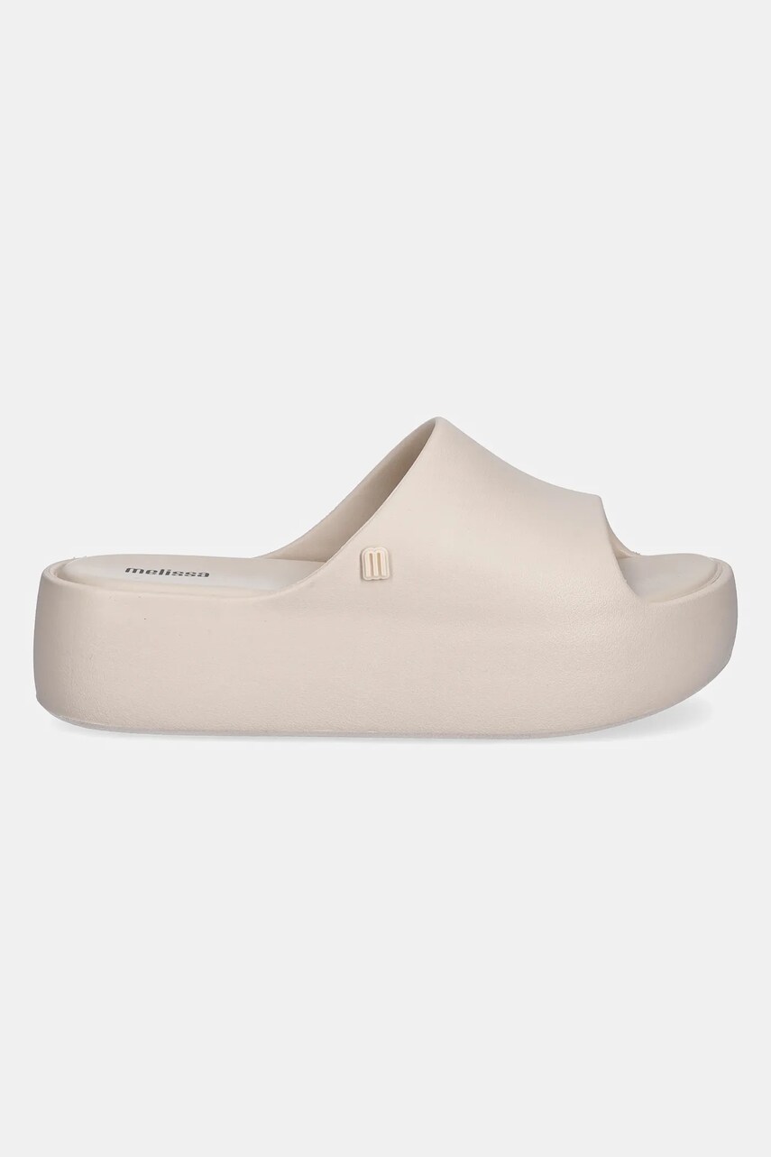 Шльопанці Melissa MELISSA FREE PLATFORM SLIDE AD жіночі колір бежевий на платформі M 35859.AS384