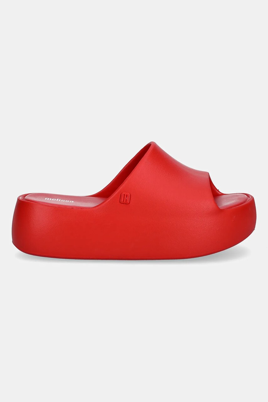 Шльопанці Melissa MELISSA FREE PLATFORM SLIDE AD жіночі колір червоний на платформі M 35859.BC202