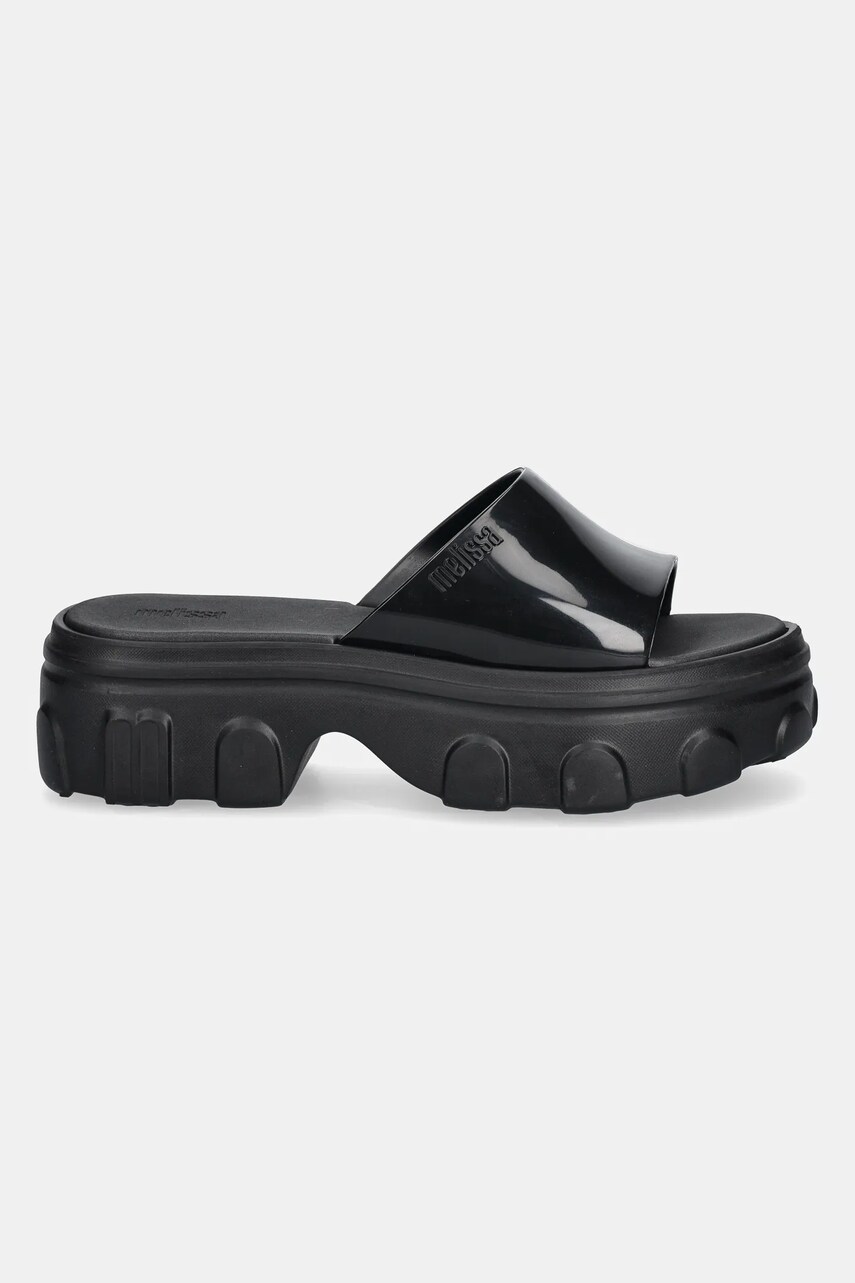 Шльопанці Melissa MELISSA ELLA SLIDE AD жіночі колір чорний на платформі M 35882.AZ385