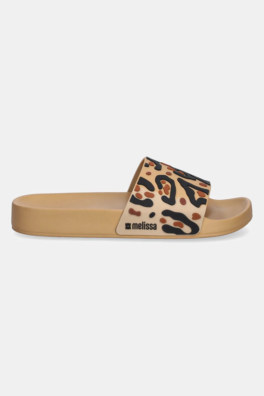 Шльопанці Melissa MELISSA ANIMAL PRINT SLIDE AD жіночі колір коричневий M 36097.BG892