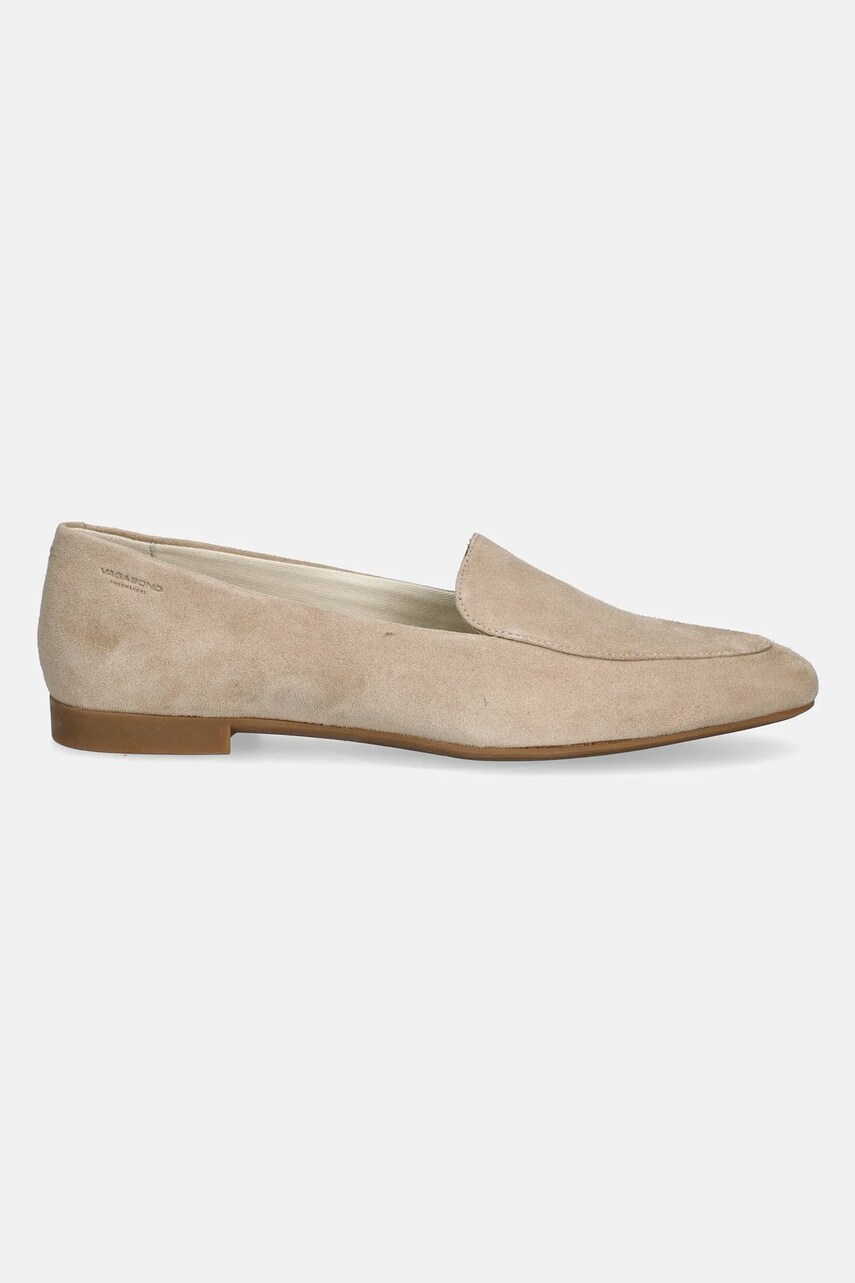 Замшеві мокасини Vagabond Shoemakers SIBEL жіночі колір бежевий на плоскому ходу 5958-040-11