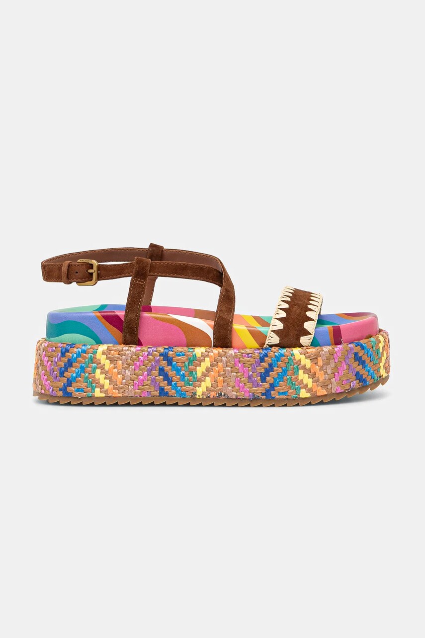 Замшеві сандалі Kurt Geiger London Chelsea Flatform Sandal жіночі на платформі 4352269209