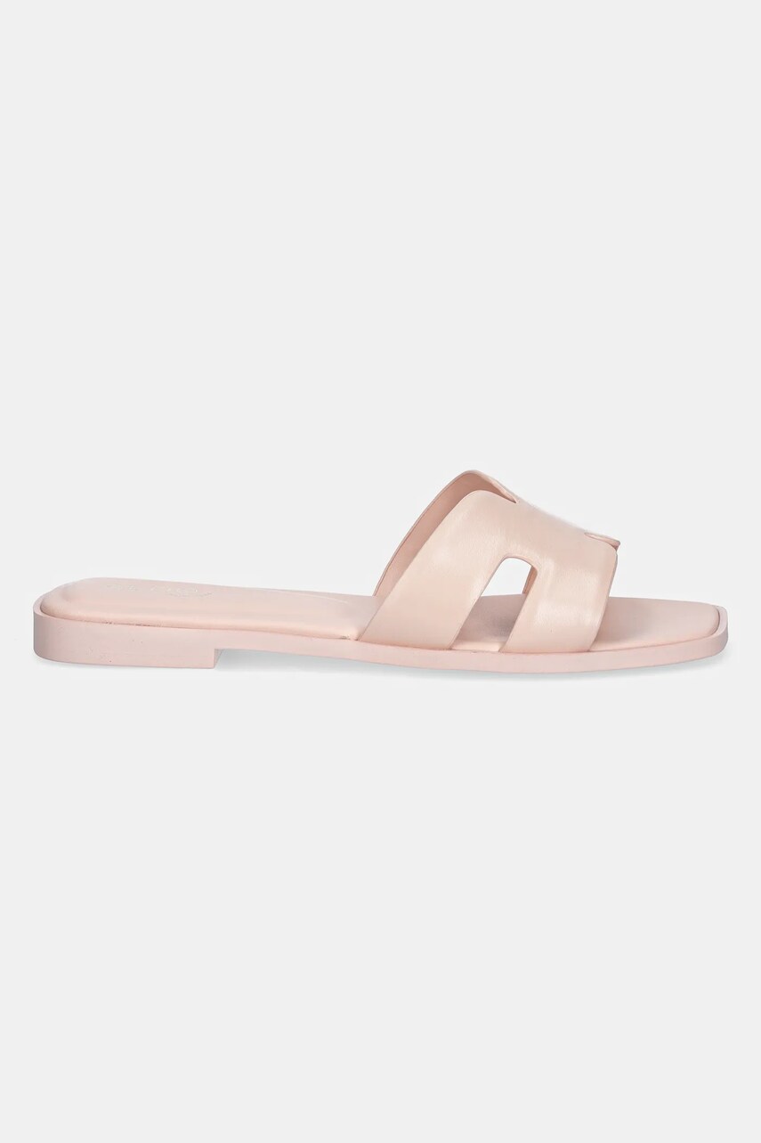 Шкіряні шльопанці Aldo ITSANDAL жіночі колір рожевий 13991506