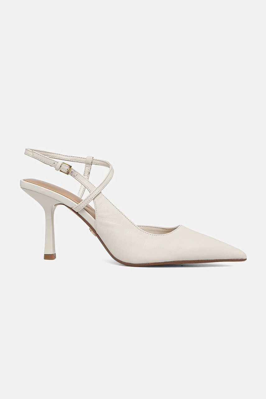 Шкіряні туфлі Aldo BRUNETTE колір бежевий 13965195