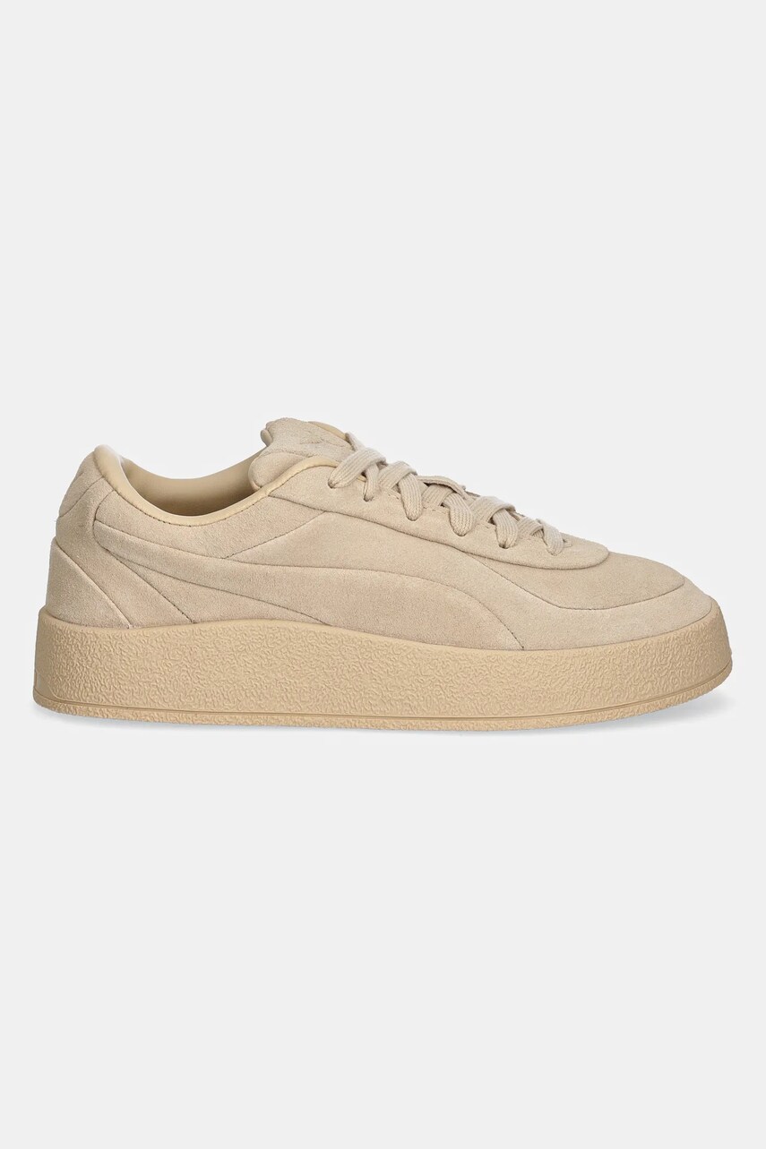 Замшеві кросівки Puma CA Luxe Elevated жіночі колір бежевий 401356