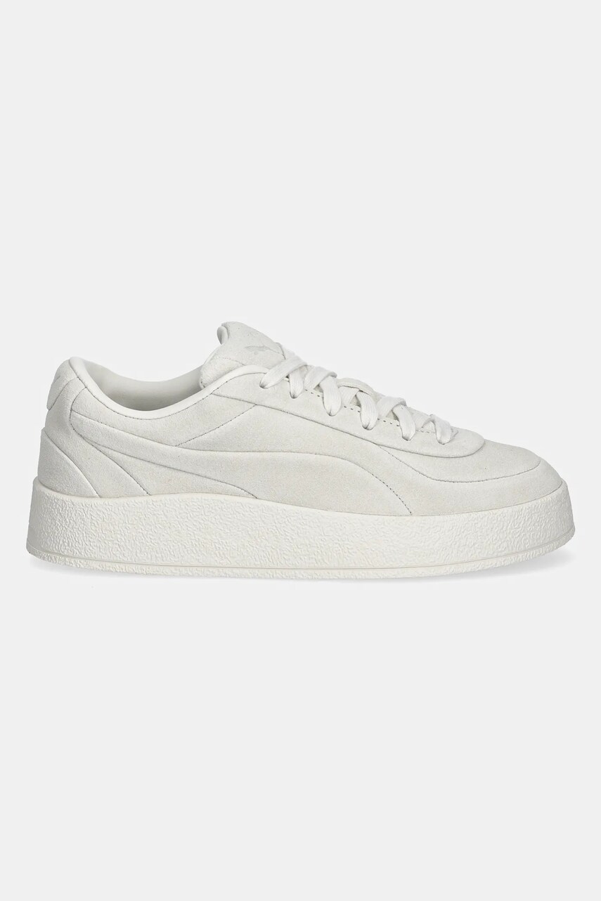 Замшеві кросівки Puma CA Luxe Elevated жіночі колір сірий 401356
