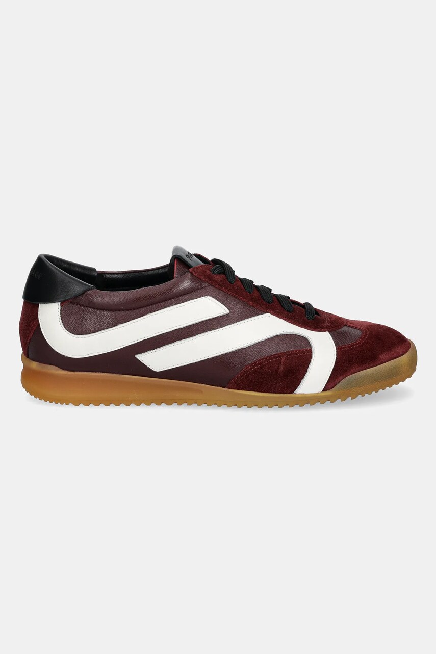 Шкіряні кросівки Proenza Schouler Track колір бордовий SH251032