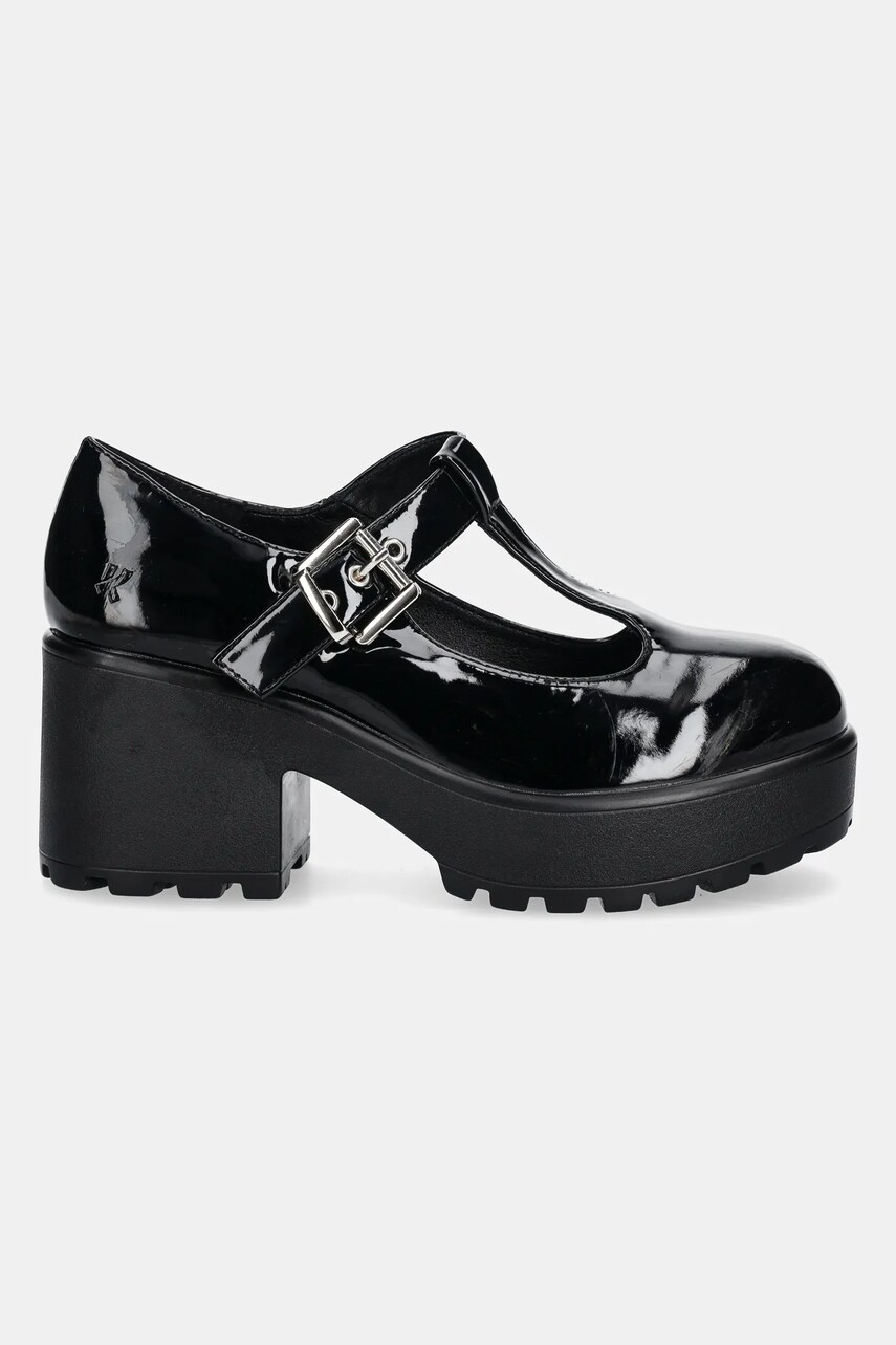 Туфлі Koi Footwear SAI BLACK MARY JANES ‘ PATENT EDITION’ колір чорний каблук блок ND35