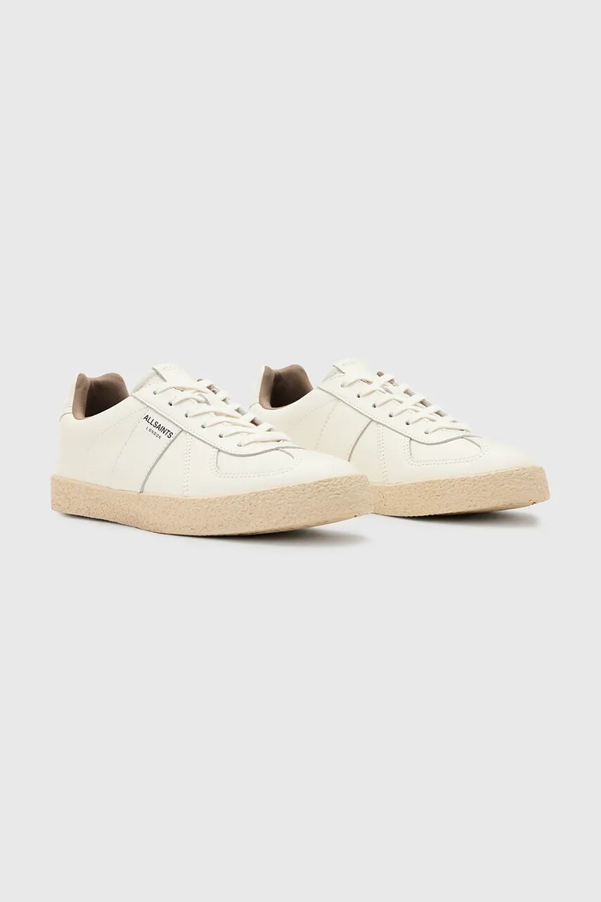 Шкіряні кросівки AllSaints Jaimee Leather Sneaker жіночі колір білий W058FC