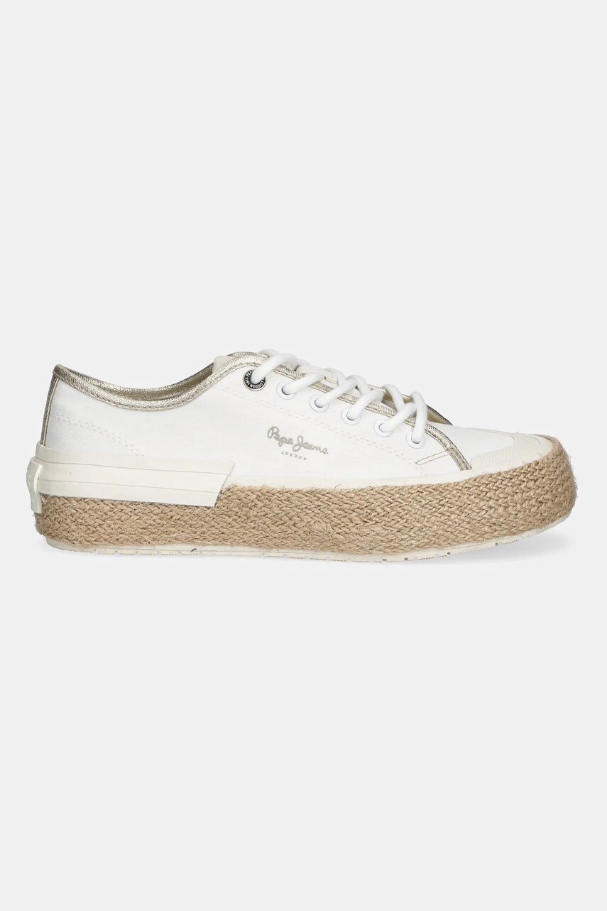Кеди Pepe Jeans SAMOI MIX колір білий PLS31595