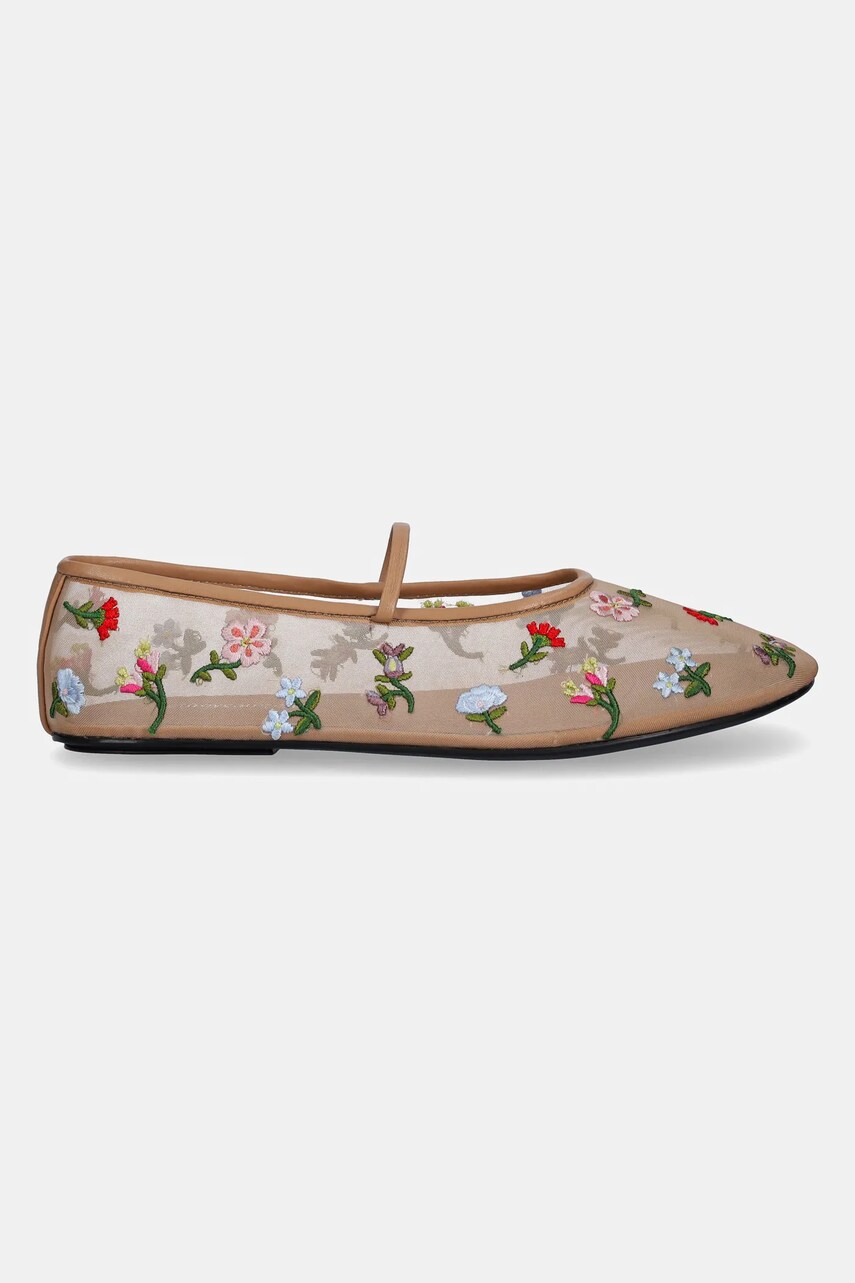 Балетки Jeffrey Campbell Dancer-Emb колір бежевий  JC-1305-4-1