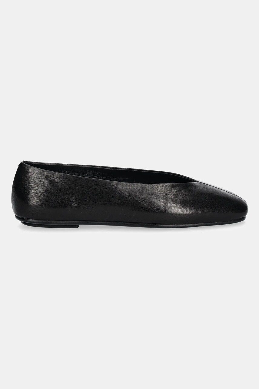 Шкіряні балетки Jeffrey Campbell Fathom колір чорний  JC-1528-1-9