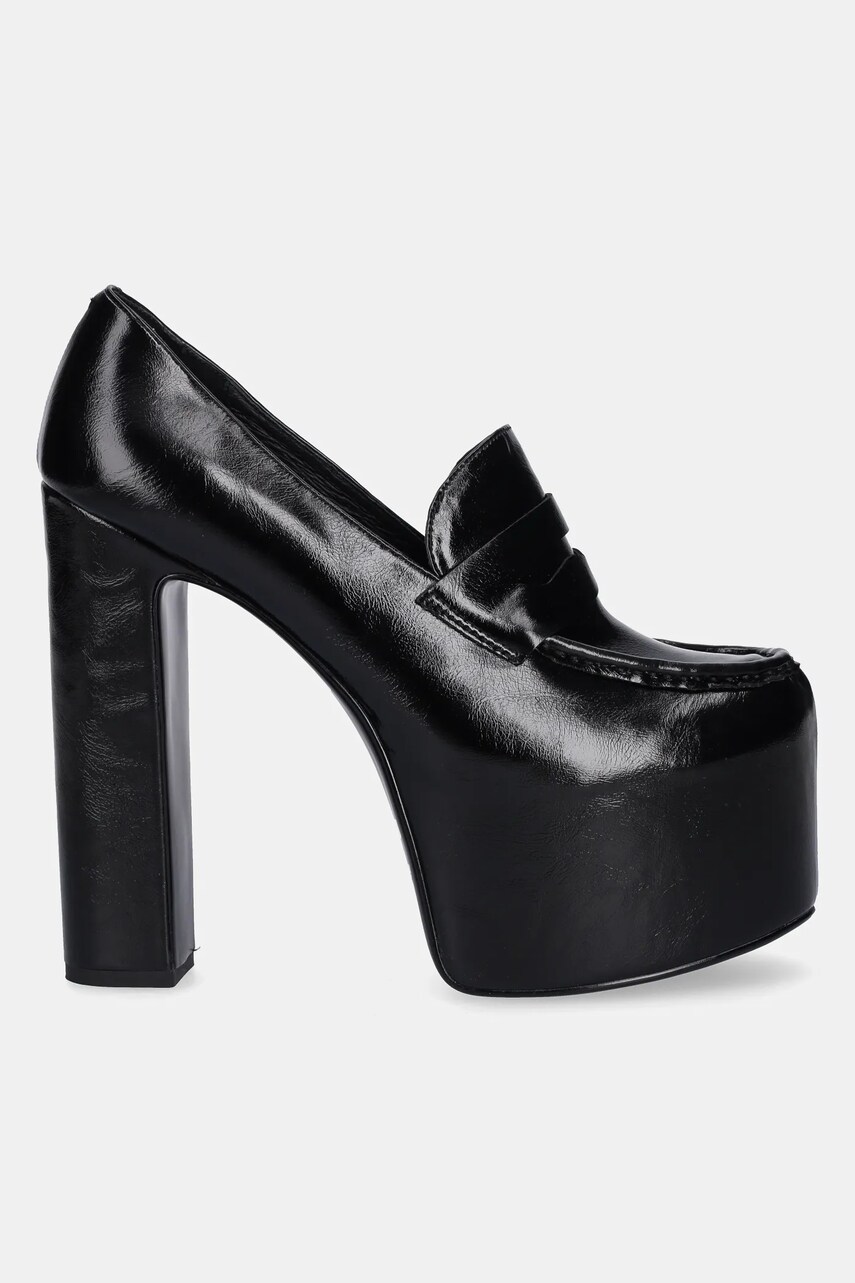 Туфлі Jeffrey Campbell LONG-LAST колір чорний каблук блок U222-01