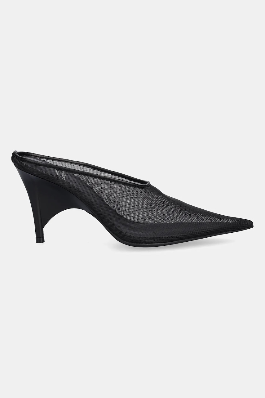 Шльопанці Jeffrey Campbell VADER-MSH жіночі колір чорний на шпильці U181-01