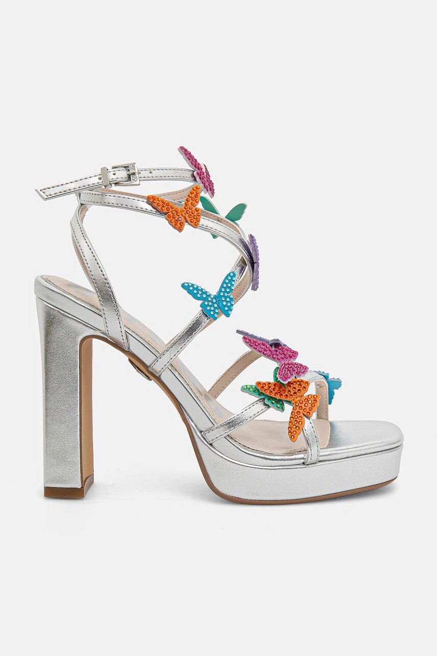 Сандалі Buffalo June Mss Butterfly Glam колір срібний 1291615-SLV