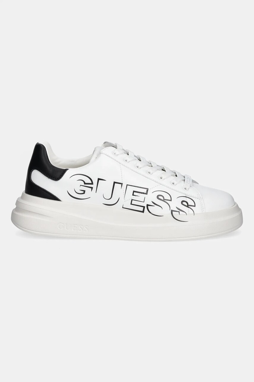 Шкіряні кросівки Guess ELBA колір білий FMPELB SUE12