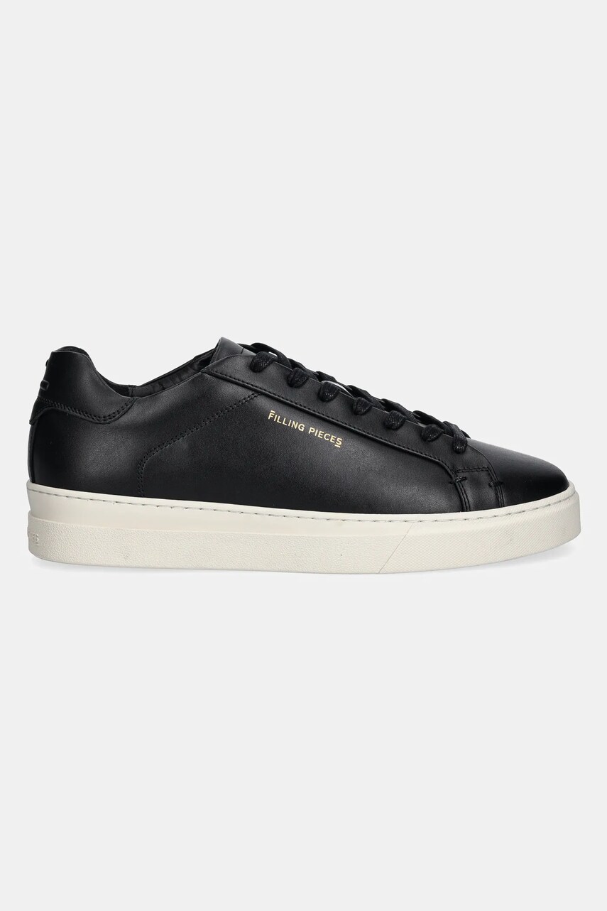 Шкіряні кросівки Filling Pieces Tiebreak Core колір чорний 78913681861