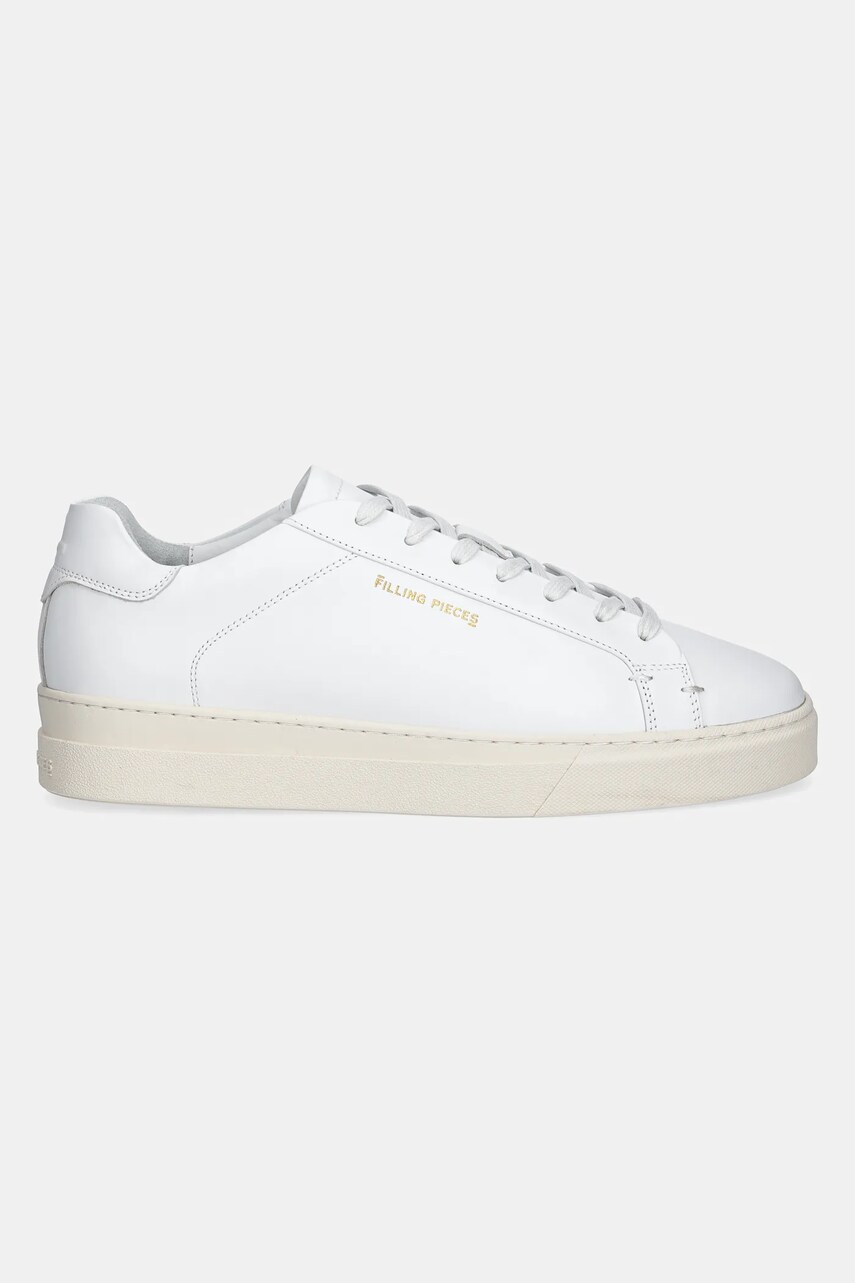 Шкіряні кросівки Filling Pieces Tiebreak Core колір білий 78913681901