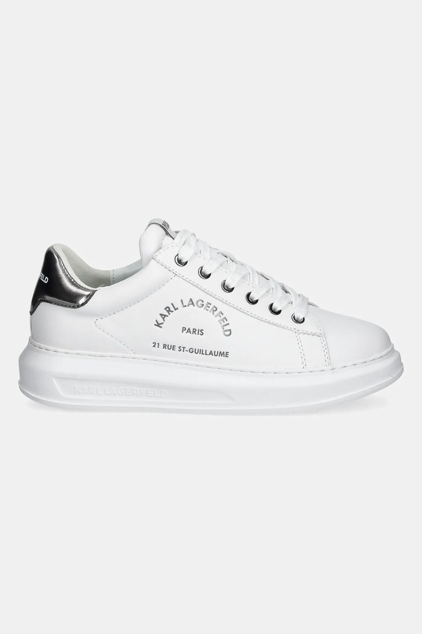 Шкіряні кросівки Karl Lagerfeld KAPRI MENS колір білий KL52538K