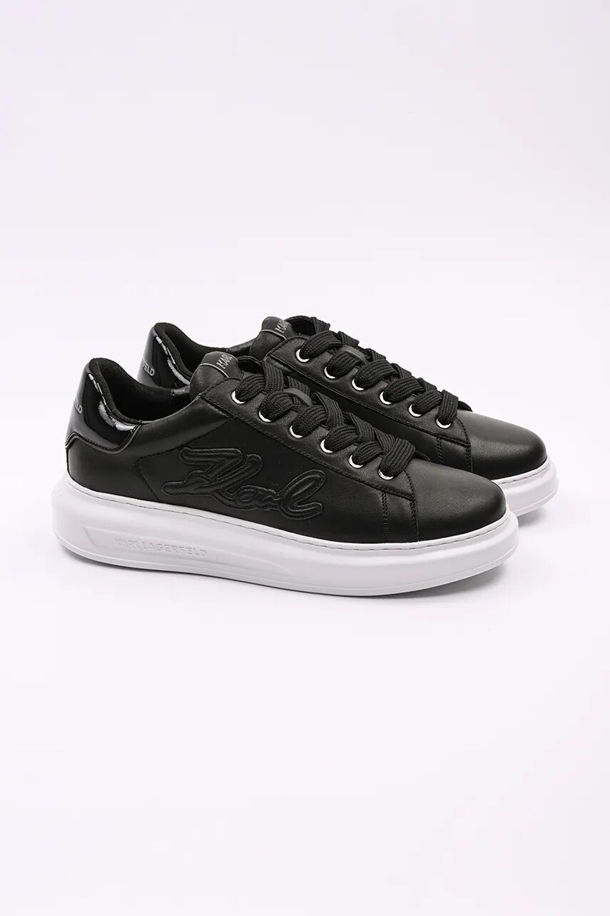 Шкіряні кросівки Karl Lagerfeld KAPRI MENS колір чорний KL52511K