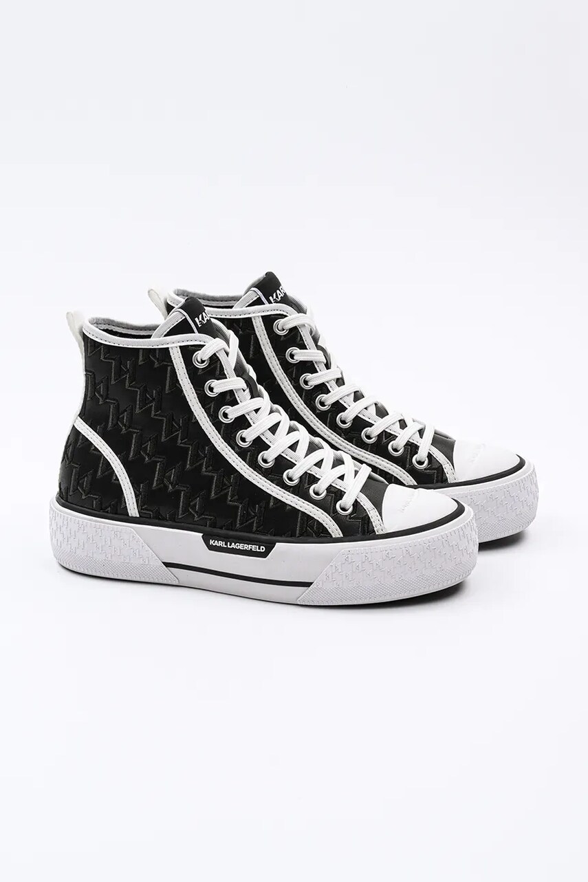 Кеди Karl Lagerfeld KAMPUS MAX чоловічі колір чорний KL50455