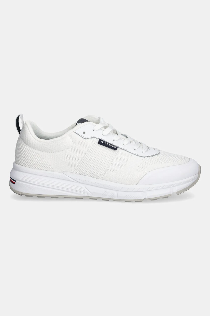 Кросівки Tommy Hilfiger LIGHTWEIGHT MODERN KNIT RUNNER колір білий FM0FM05326