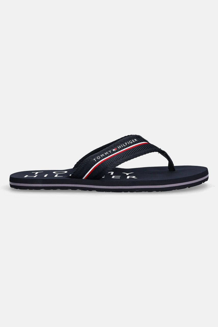 В'єтнамки Tommy Hilfiger TOMMY HILFIGER WEB BEACH SANDAL чоловічі колір синій FM0FM05340
