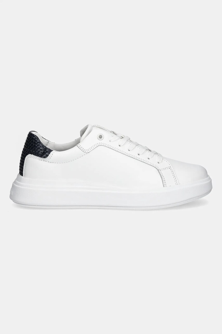 Кросівки Calvin Klein LOW TOP LACE UP WOVEN колір білий HM0HM01659