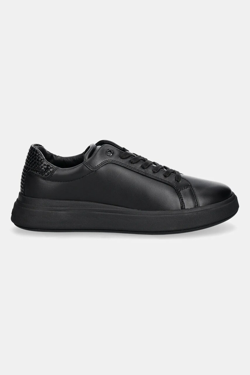Кросівки Calvin Klein LOW TOP LACE UP WOVEN колір чорний HM0HM01659