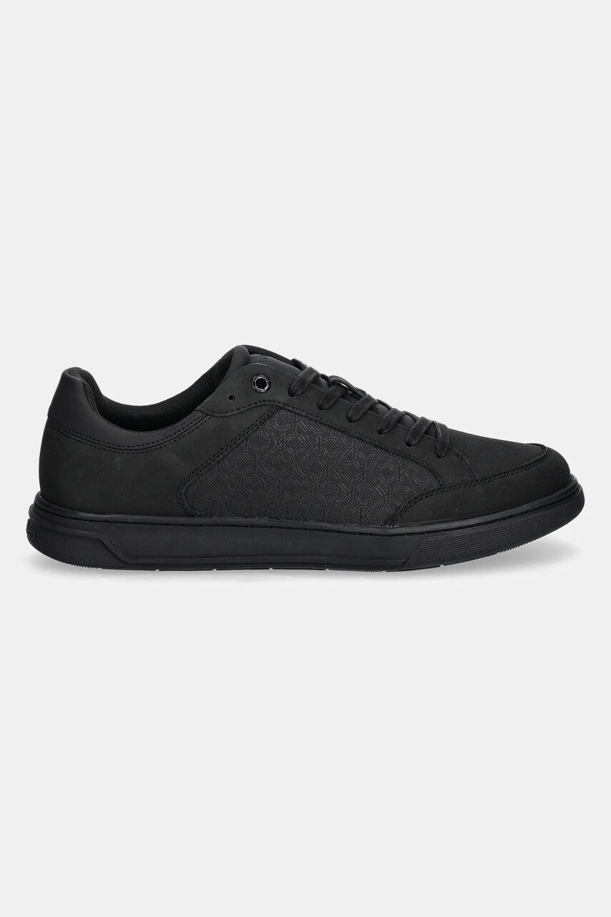Кросівки Calvin Klein LOW TOP LACE UP MONO NB колір чорний HM0HM01663