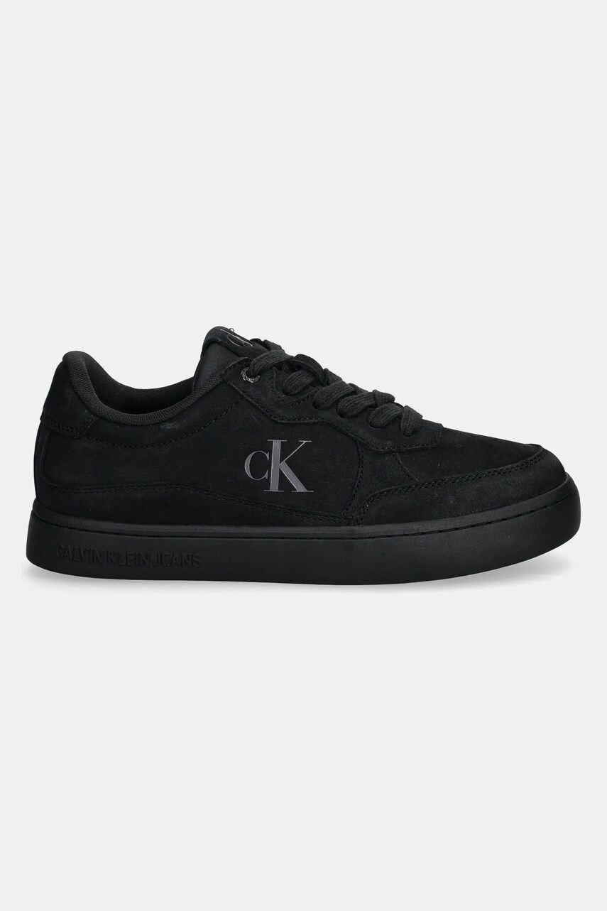 Кросівки з нубуку Calvin Klein Jeans CLASSIC CUPSOLE WAVE MG CS колір чорний YM0YM01256