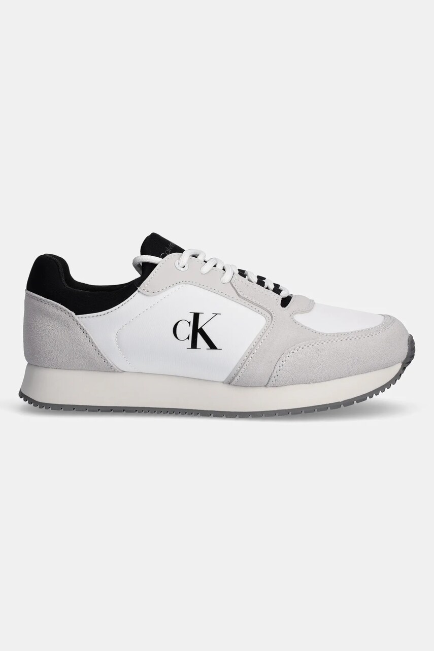 Кросівки Calvin Klein Jeans RETRO SOCK RUNNER MG WMM колір білий YM0YM01152