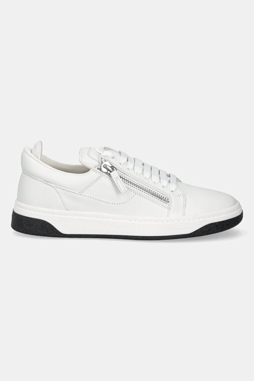 Шкіряні кросівки Giuseppe Zanotti GZ чоловічі колір білий RM30035.002
