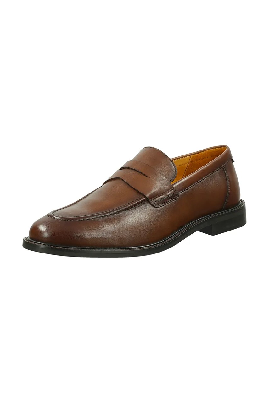 Шкіряні мокасини Gant Lozham чоловічі колір коричневий 30671927.G45