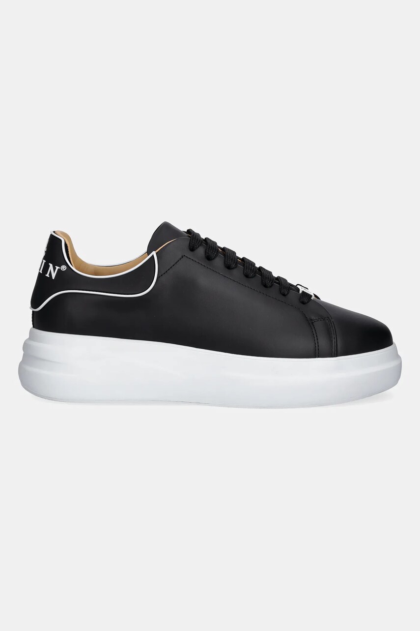 Шкіряні кросівки Philipp Plein Lo-Top колір чорний USC0599 PLE005N 02