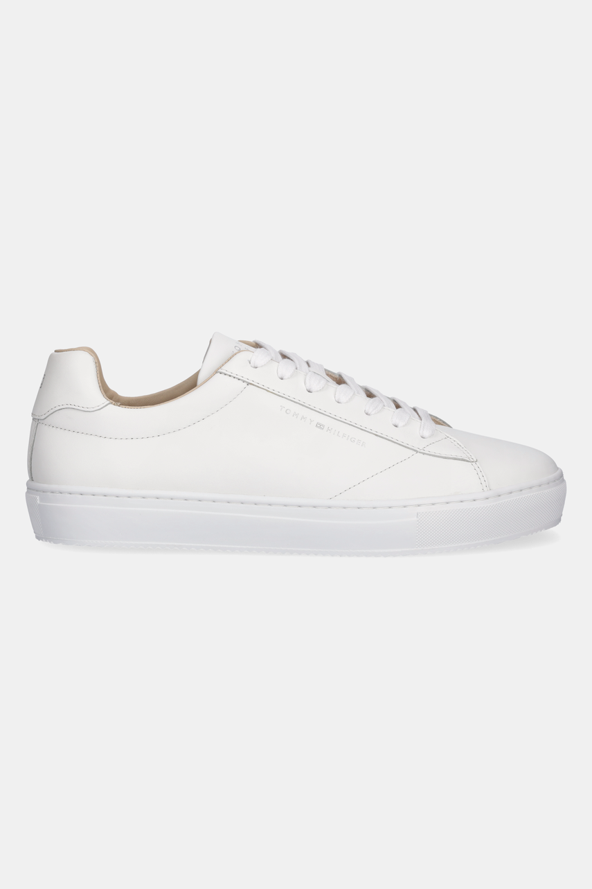 Шкіряні кросівки Tommy Hilfiger PREMIUM CUPSOLE LEATHER чоловічі колір білий FM0FM05412