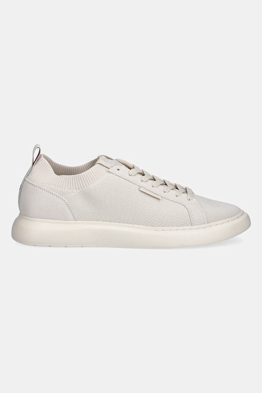 Кросівки Tommy Hilfiger LIGHT CUPSOLE KNIT SEASONAL колір бежевий FM0FM05403