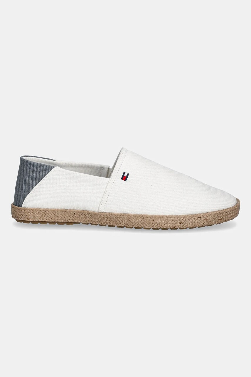 Еспадрилі Tommy Hilfiger HILFIGER ESPADRILLE CORE TEXTILE колір білий FM0FM05353