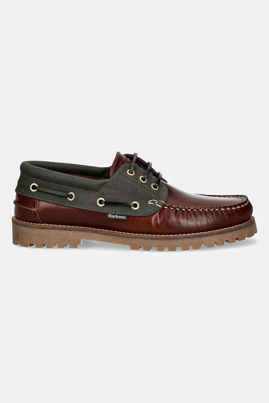 Туфлі Barbour Deck чоловічі колір коричневий MFO0795BR71