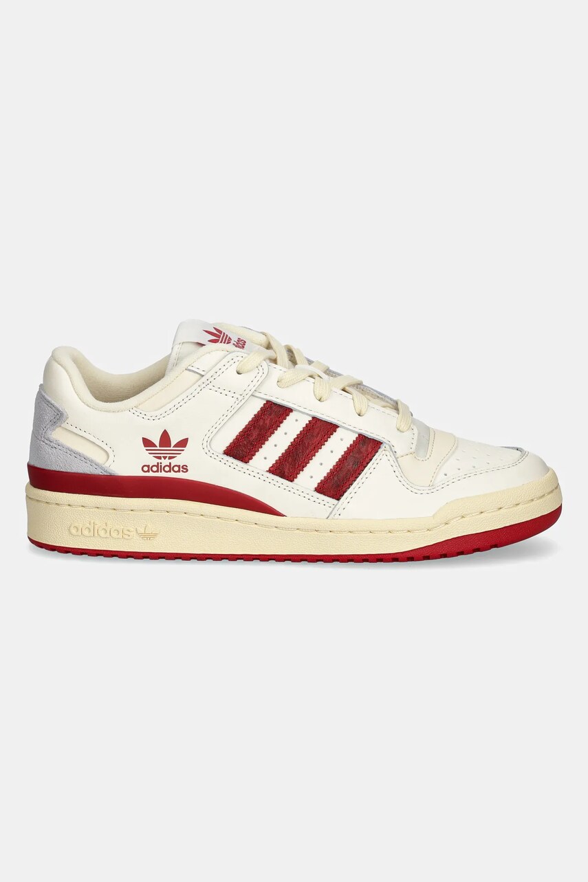 Шкіряні кросівки adidas Originals Forum LOW колір бежевий JI3269
