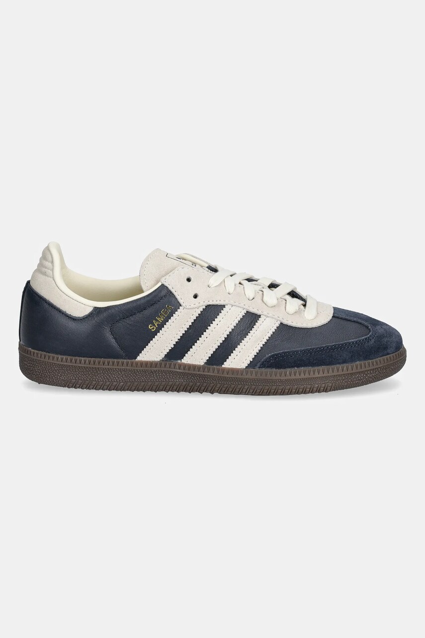 Шкіряні кросівки adidas Originals Samba OG колір синій JI3217