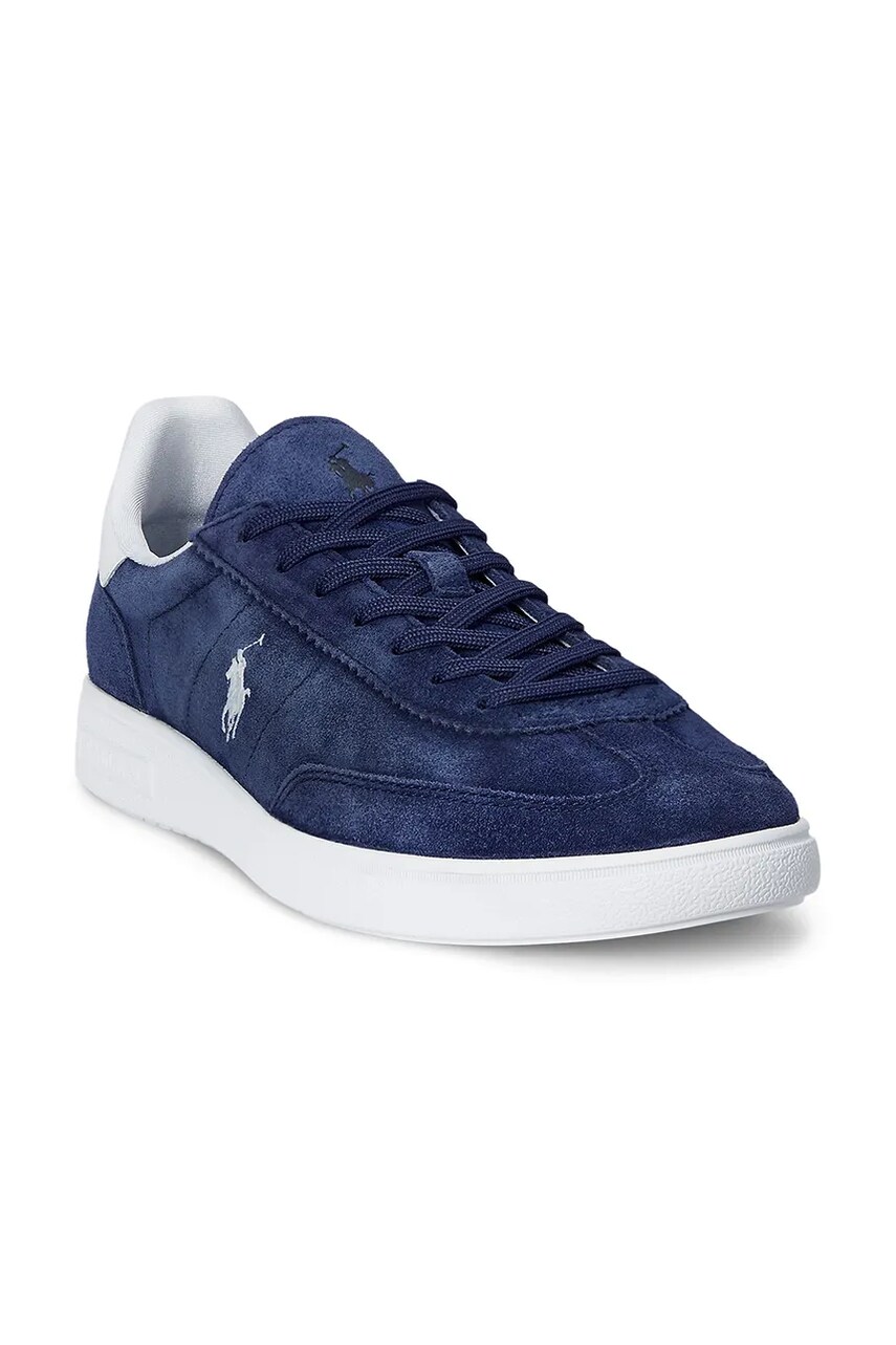 Замшеві кросівки Polo Ralph Lauren Bedford Pp колір синій 809961180002
