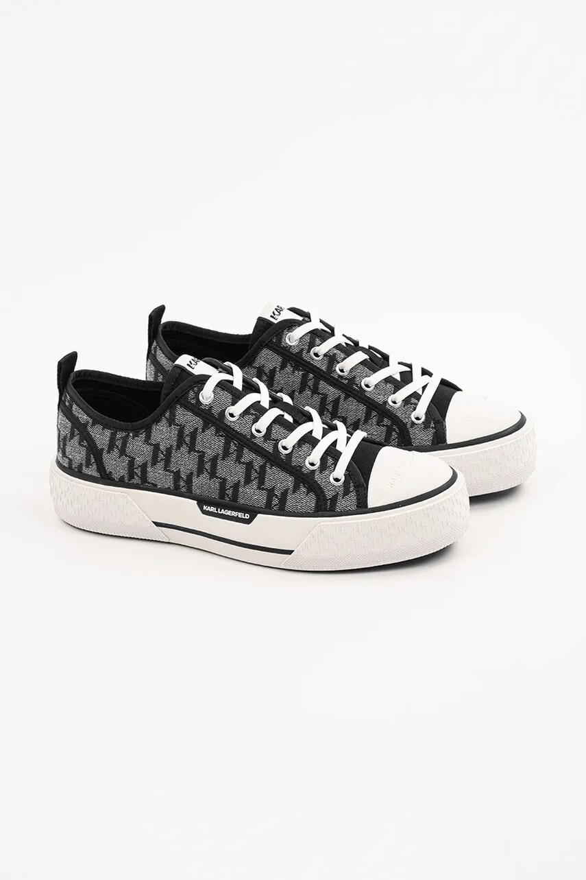 Кеди Karl Lagerfeld KAMPUS MAX колір сірий KL50425