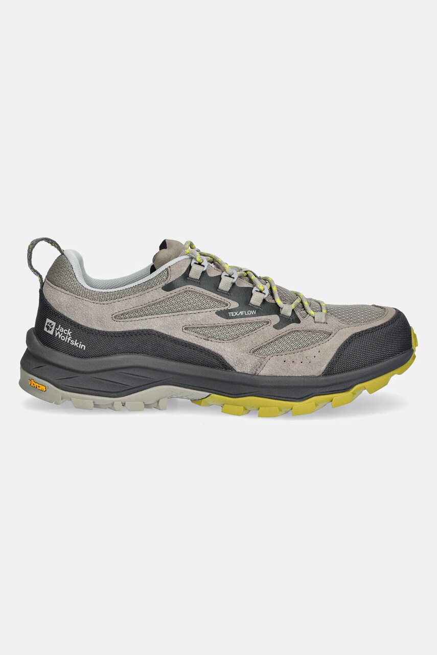 Черевики Jack Wolfskin Cyrox Vent Low чоловічі колір сірий A64089