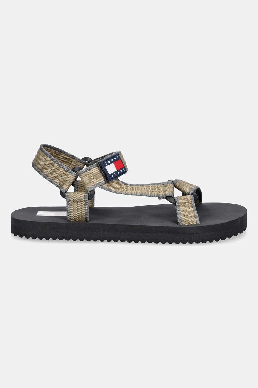 Сандалі Tommy Jeans CASUAL SANDAL чоловічі колір бежевий EM0EM01563