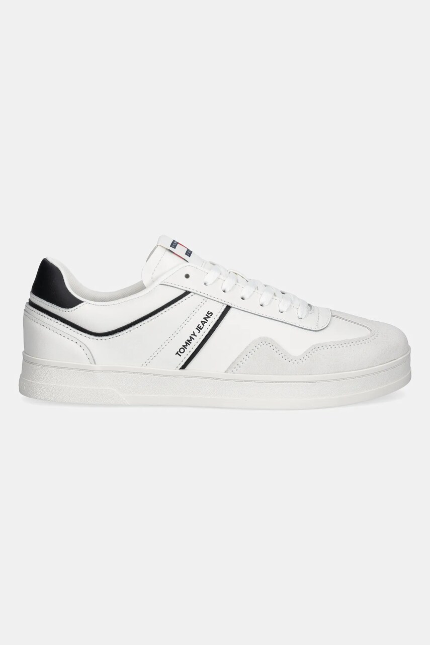 Кросівки Tommy Jeans THE GREENWICH LEATHER колір білий EM0EM01571